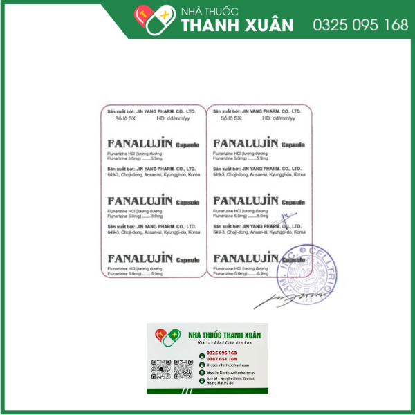 Thuốc Fanalujin capsule dự phòng và điều trị đau nửa đầu